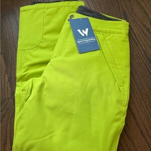 White Sierra Electric Green Women's Pants NWT